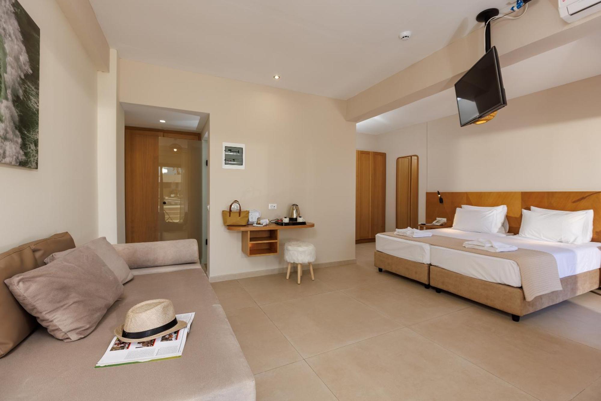 Malia Bay Beach Hotel & Bungalows Exterior foto